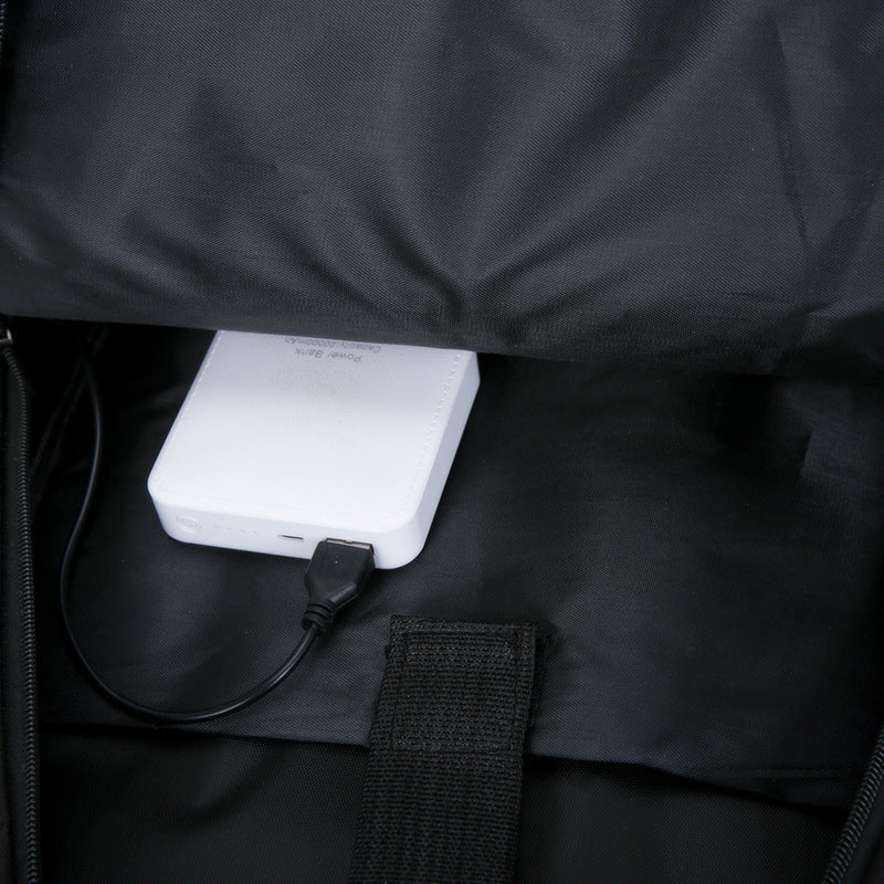 Men's Leisure Three-piece Multifunctional USB Backpack