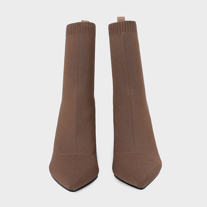 Retro Ankle Elastic Socks Boots