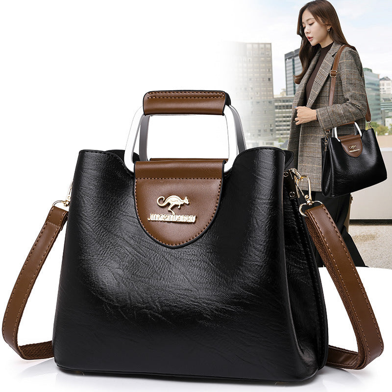 High-grade Soft Leather Shoulder Bag