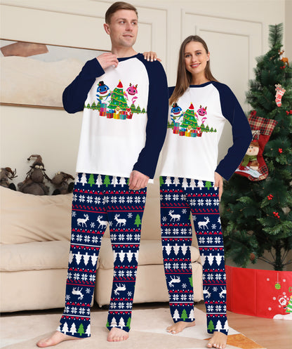 Family Matching Long Sleeve Christmas Pajama Set