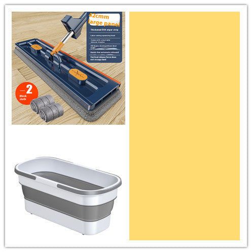 360 Rotating Flat Mop Suitable Various Types Flooring Strong Water absorbed