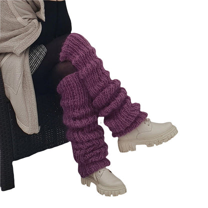 Women's Autumn And Winter Mohair Long Foot Socks