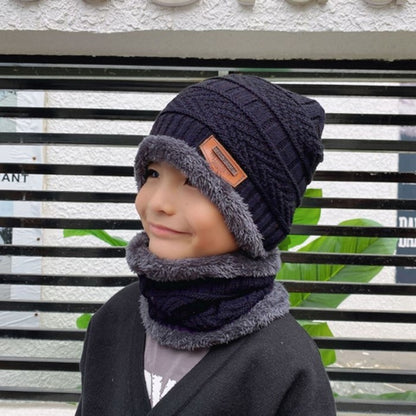 Men and Women Winter Beanie Hat Scarf Set