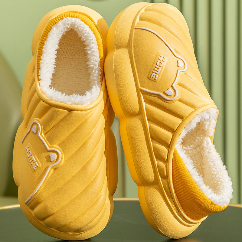 Women's Waterproof Cotton Indoor Slippers