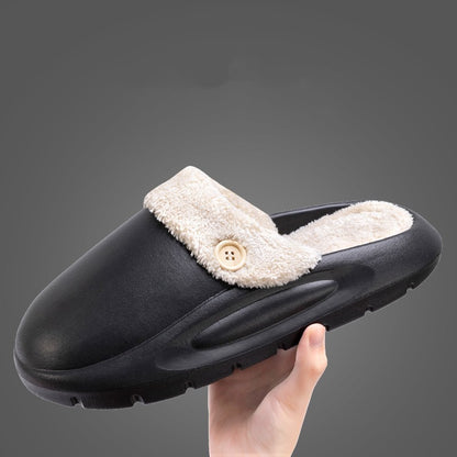 Waterproof Thick-soled Cotton Outdoors Slippers