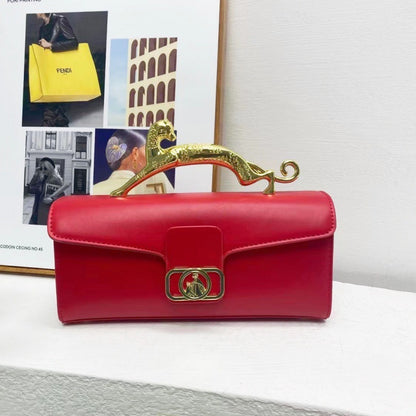 Women's Hard Handle Fashionable Crossbody Bag