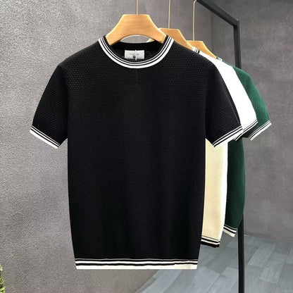 Men's Slim Fit Stretch Crew Neck T-shirt