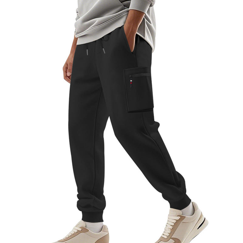 Men's Sports Multi-pocket Zipper Trousers